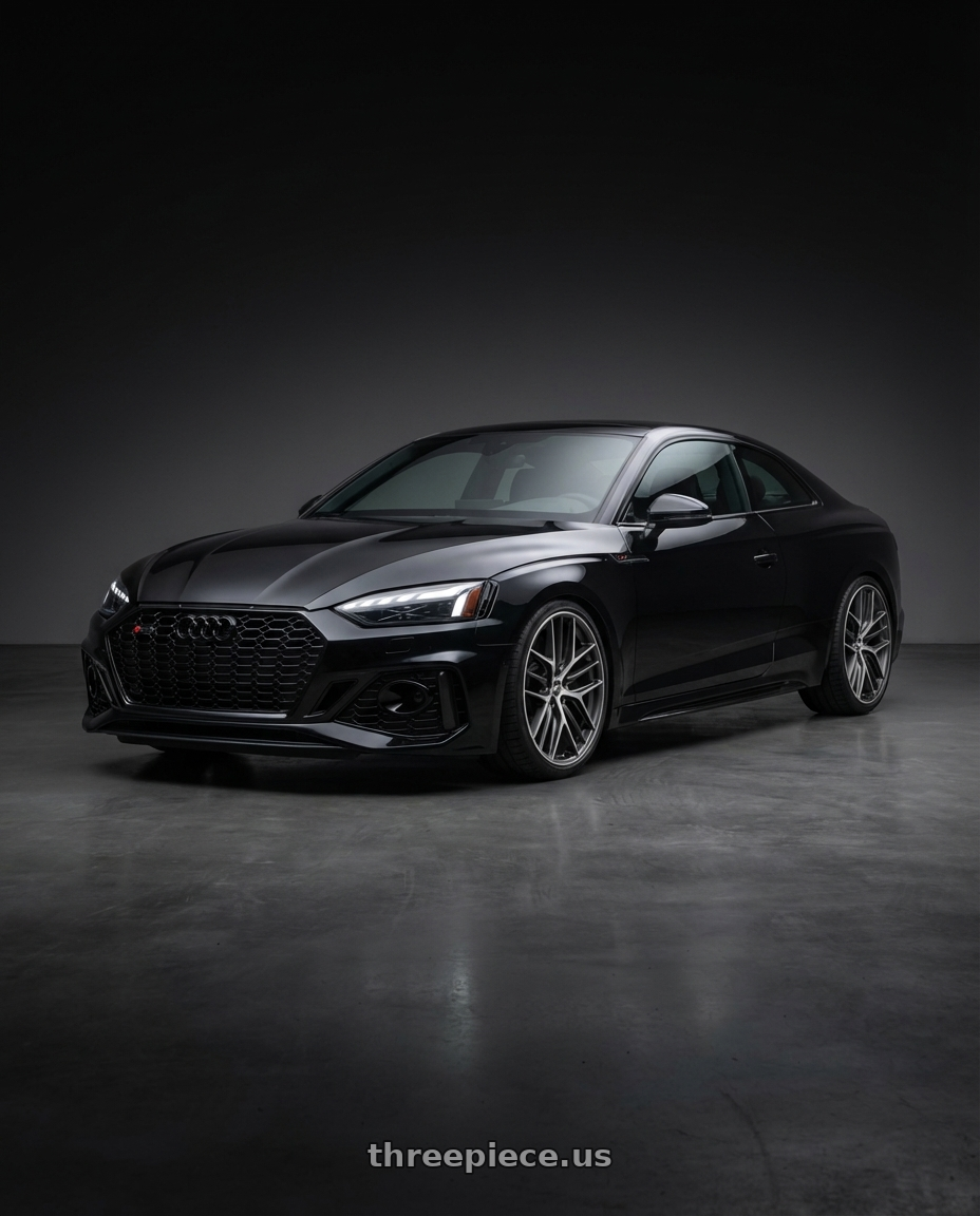 2022 Audi RS5 with BBS CC-R 5x112 20x8.5+30 Graphite w/ Diamond Cut Face wheels