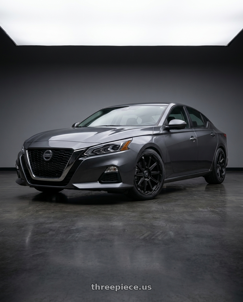 2021 Nissan Altima SV with Enkei Adventurer 5x114.3 18x8+35 Matte Black wheels
