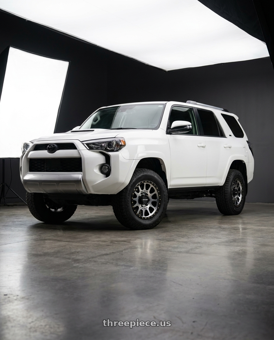 2018 Toyota 4Runner SR5 with Method Race Wheels 305MB NV 6x139.7 17x8.5 +0 MACHINED - MATTE BLACK LIP wheels