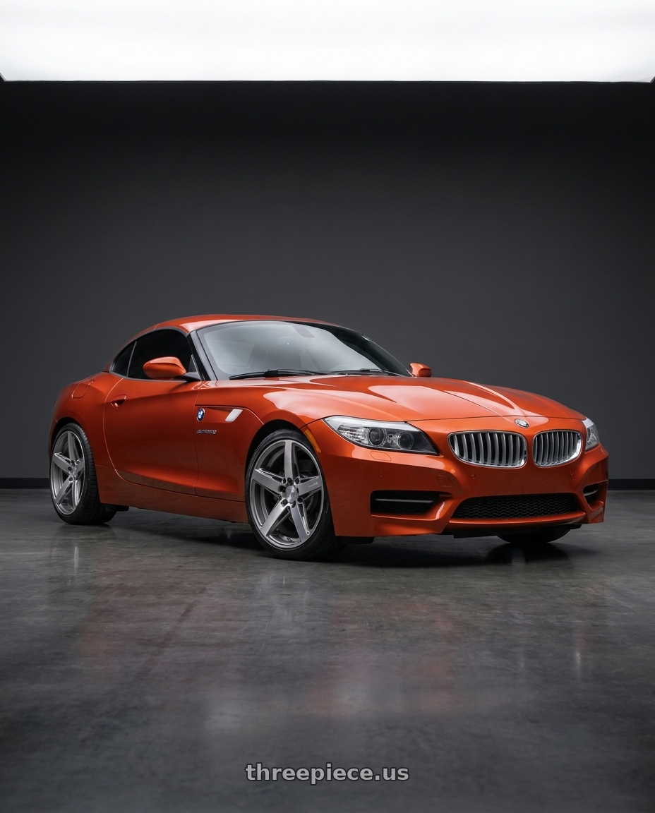 2013 bmw z4 sdrive35iS with Niche 1PC M270 TERAMO 5X120 18X8 +30 ANTHRACITE BRUSHED FACE TINT CLEAR wheels