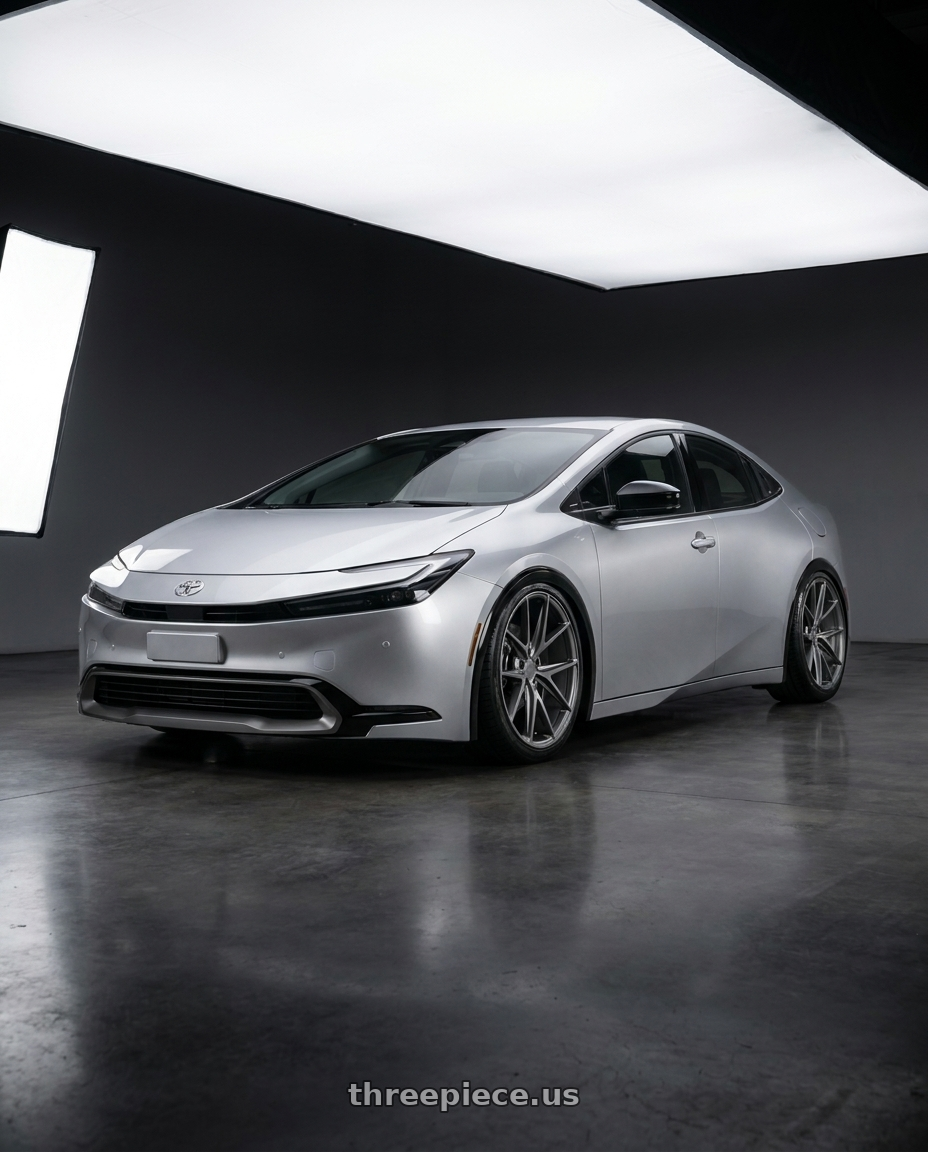 2026 Toyota Prius with Niche 1PC M116 MISANO 5X120 19X9.5 +35 MATTE GUN METAL wheels