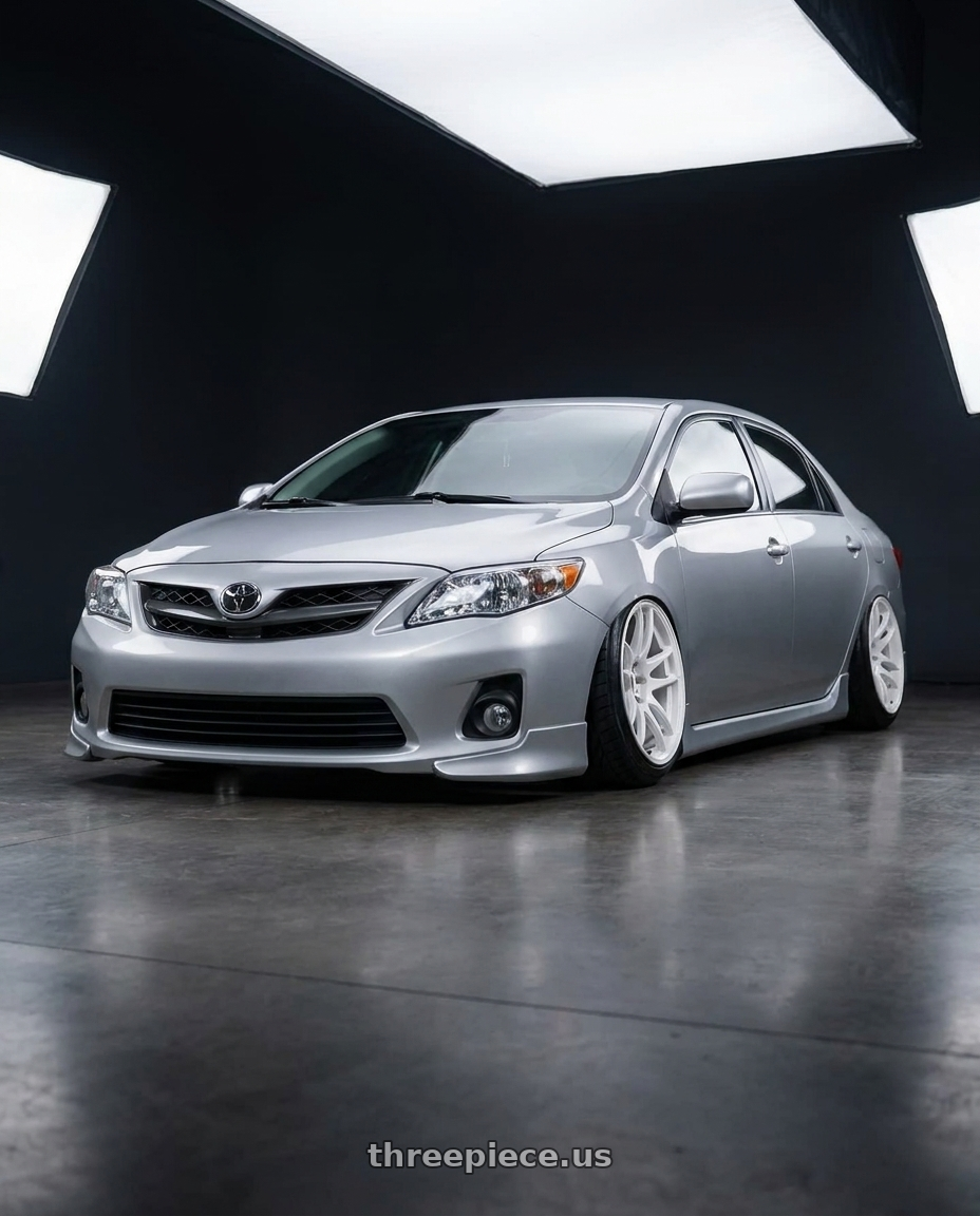 Toyota Corrolla 2013 with Work Emotion CR Kiwami wheels