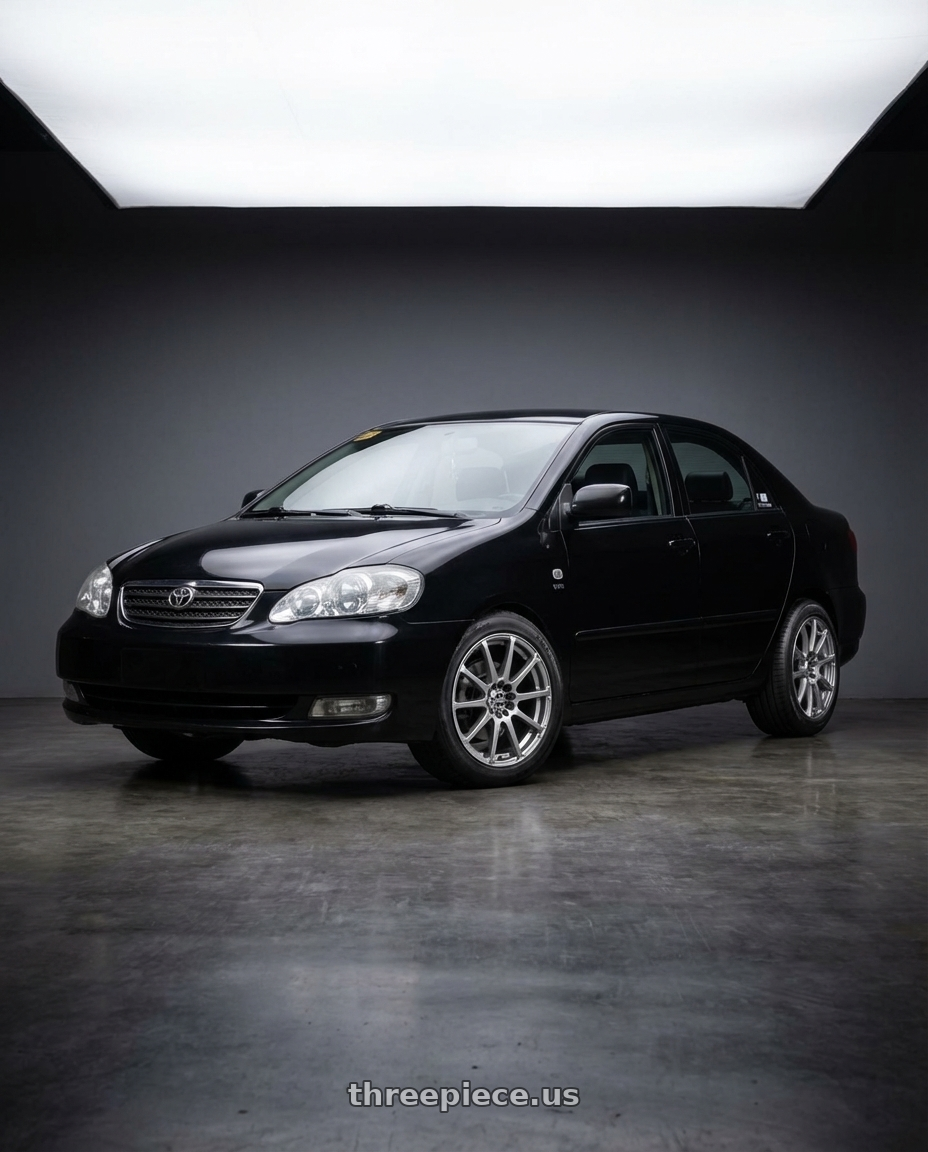 2006 Toyota Corolla Altis 1.6J with Enkei EDR9 4x100/114.3 16x7+45 Silver wheels