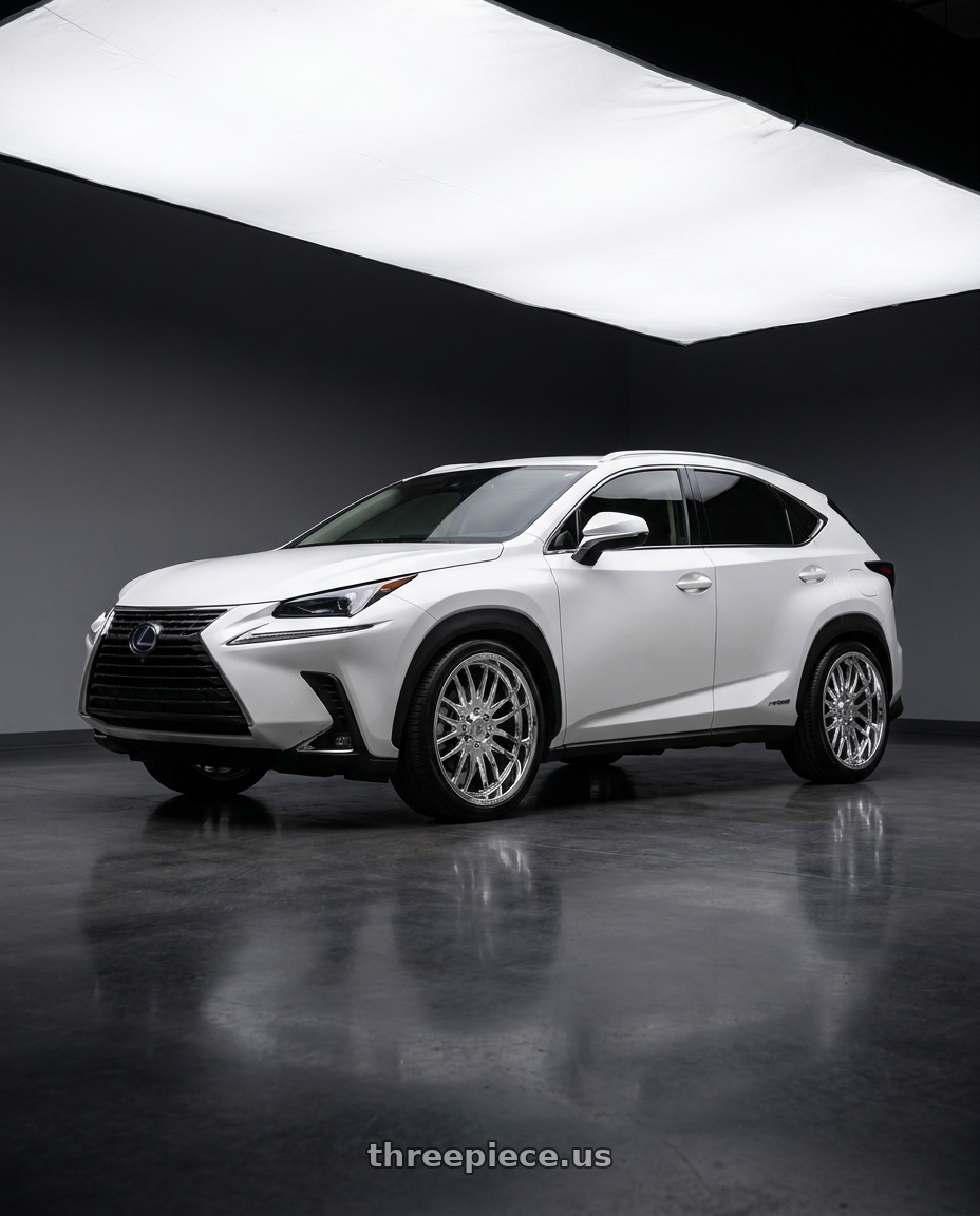2019 Lexus NX with Axe HADES 5x127/5x139.7 20X10 -19 CHROME wheels