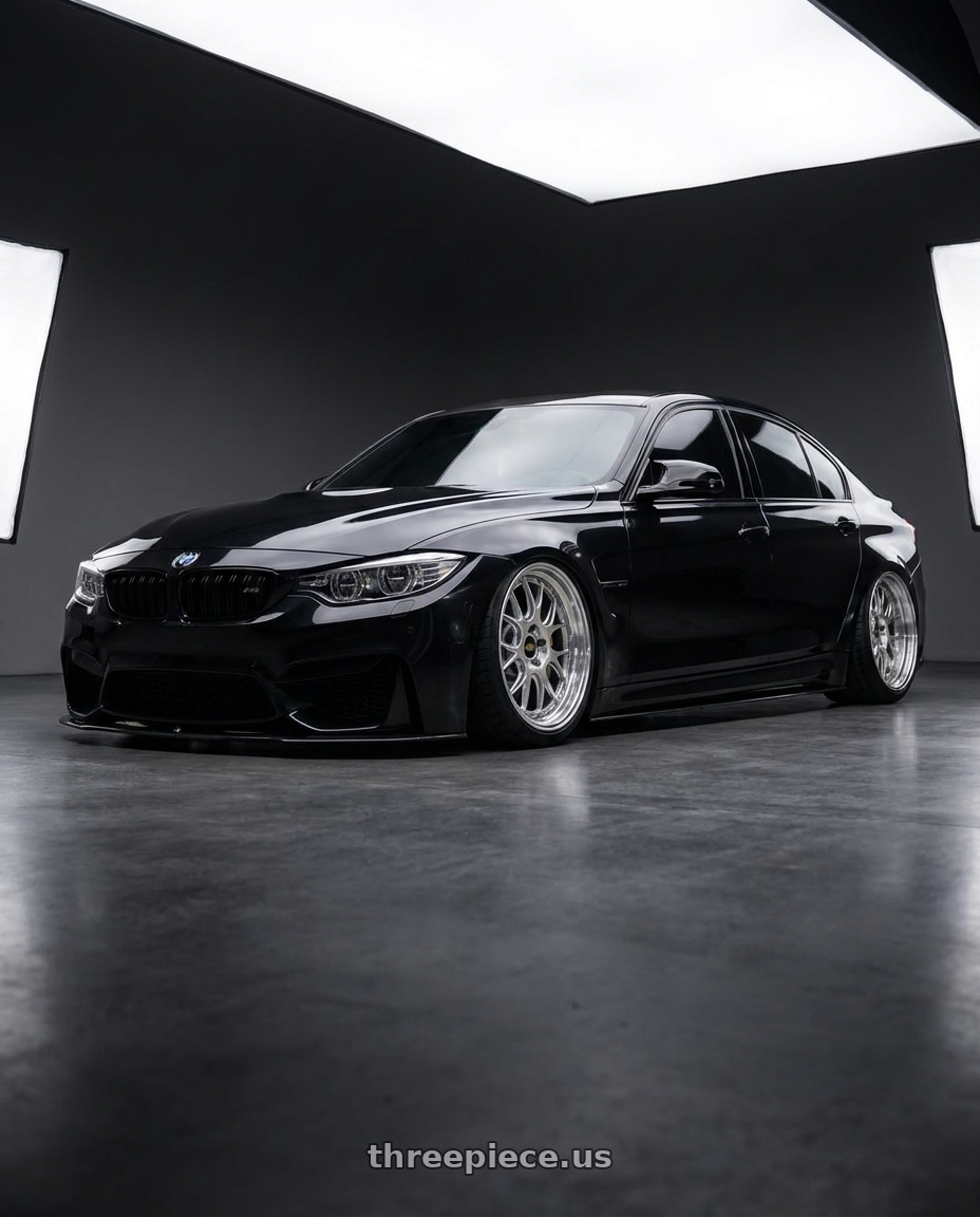 2016 bmw m3c with BBS LM-R 5x120 20x9.5+23 Diamond Silver wheels