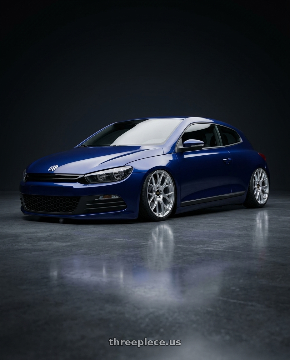 2011 Volkswagen scirocco 20 with BBS RE-V7 5x120 19x8.5 +35 Diamond Silver wheels