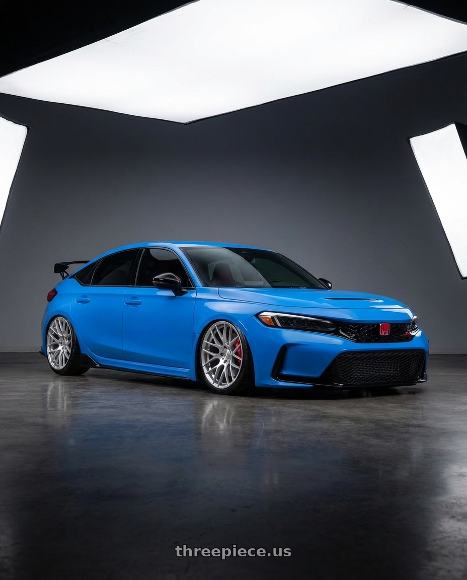 2020 Honda Civic Type R with Avant Garde Wheels M359 5X120 19x10 +25 Hyper Silver wheels