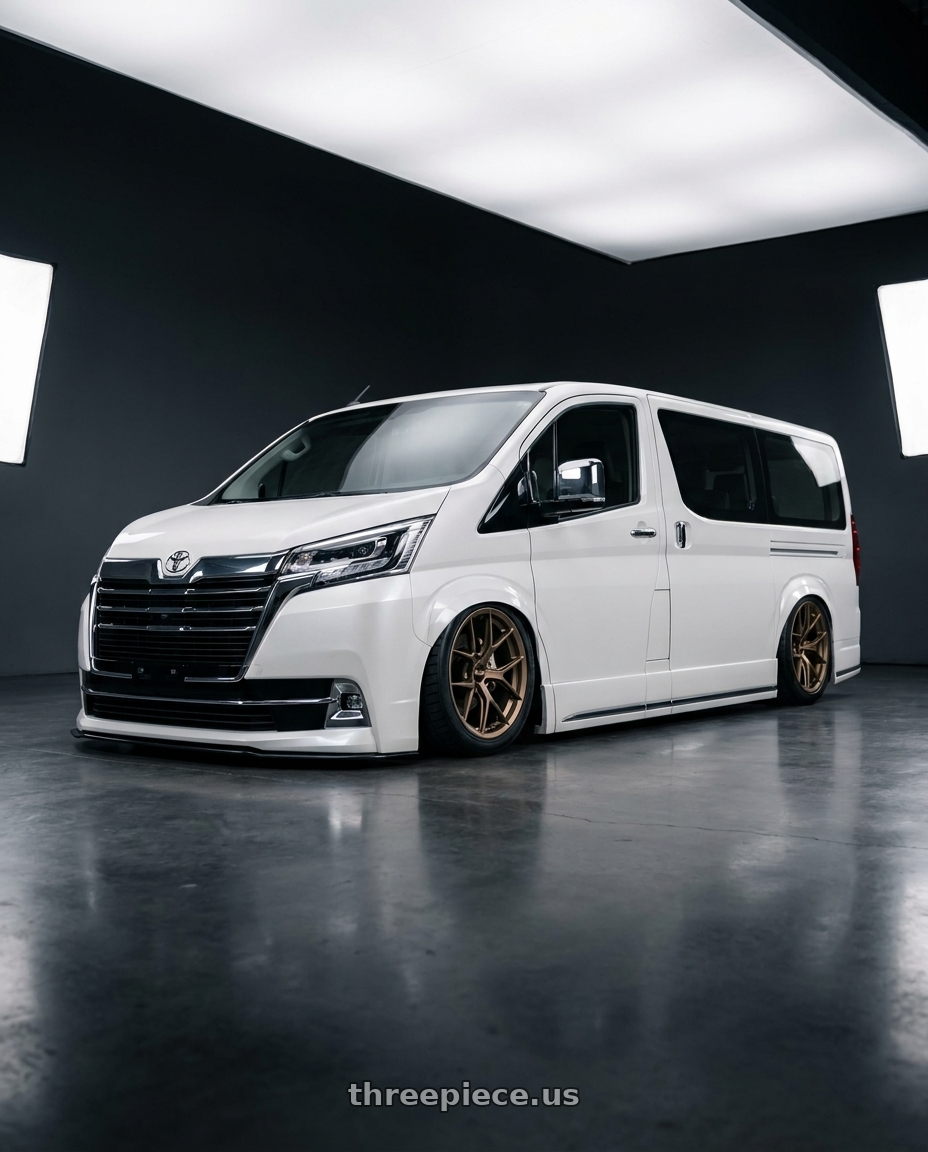 2026 Toyota granvia with BBS FI-R CL 20x9.0+52 Matte Bronze wheels