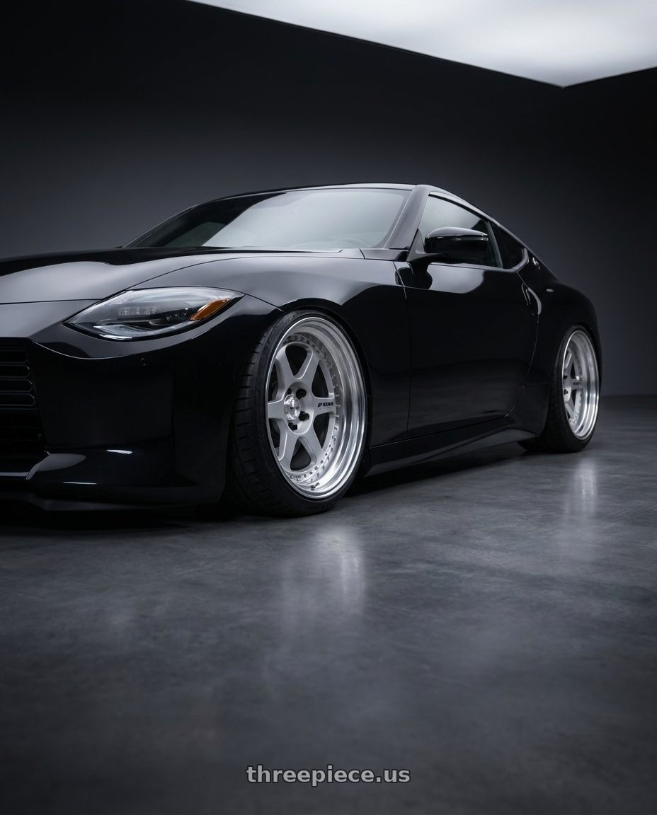 2026 Nissan Z sport with Work Meister L1 3P 5x114.3 19x11.5+15 L Disk Matte Silver wheels