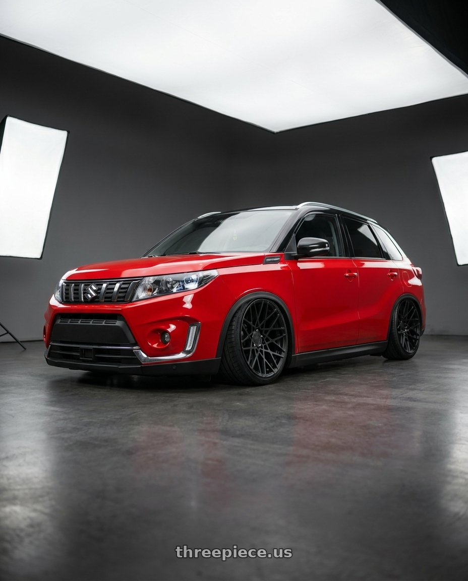 2024 Suzuki Vitara with Rotiform 1PC R112 BLQ 5X112 18X8.5 +35 MATTE BLACK wheels