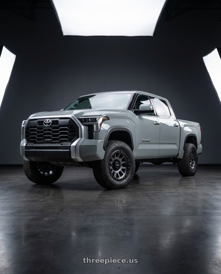 2018 Toyota Tundra with Vision Off-Road 111 Nemesis 5x150 20x9+18 Gunmetal wheels