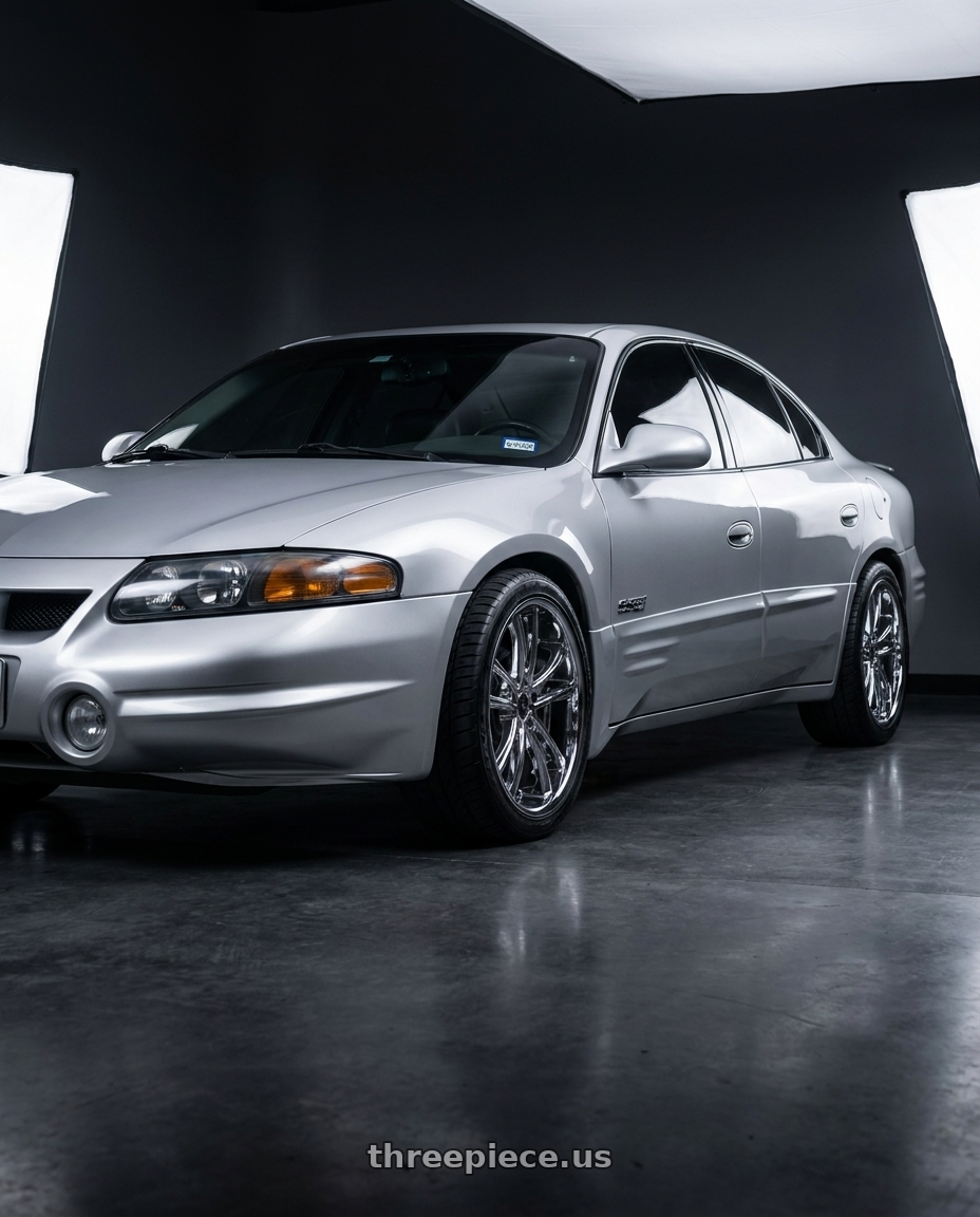 2000 Pontiac Bonneville SSEI Galaxy with Asanti Black ABL-1 PEGASI 5X115 20X8.5 +15 CHROME wheels