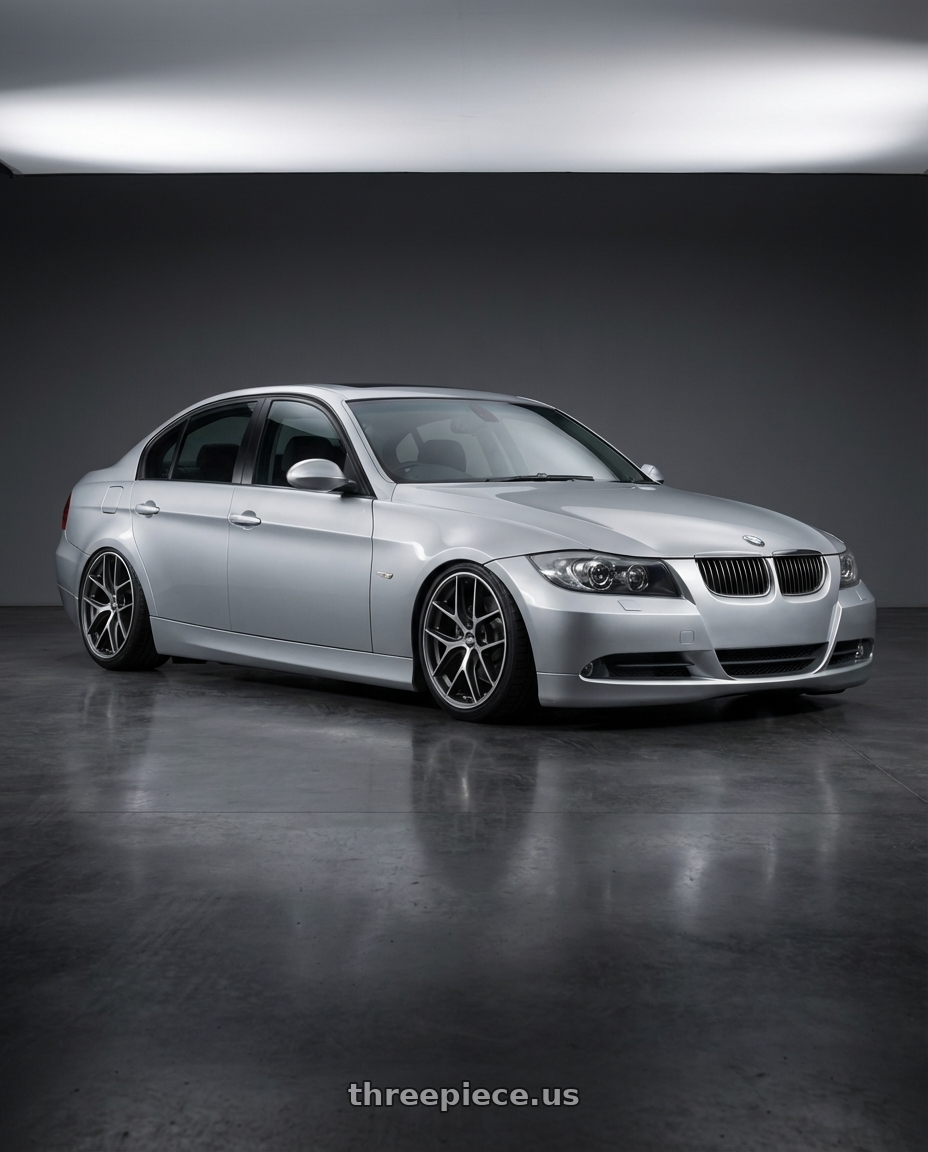 2012 BMW 3 Series E92 with BBS CC-R 5x120 19x9.5+40 Graphite w/ Diamond Cut Face wheels