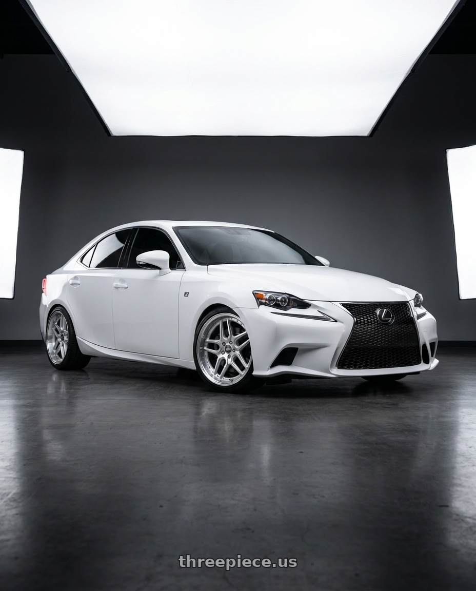 2016 LEXUS IS300 FSPORT with ESR Wheels CS15.2 5x114.3 18x9.5 +35 Diamond Silver wheels
