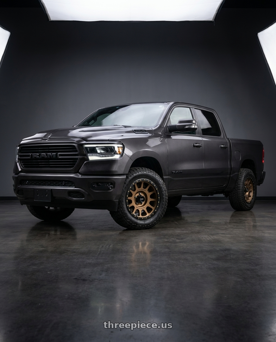 2021 Ram 1500 Laramie with Method Race Wheels 305BZ NV 6x139.7 18x9 -12 METHOD BRONZE wheels