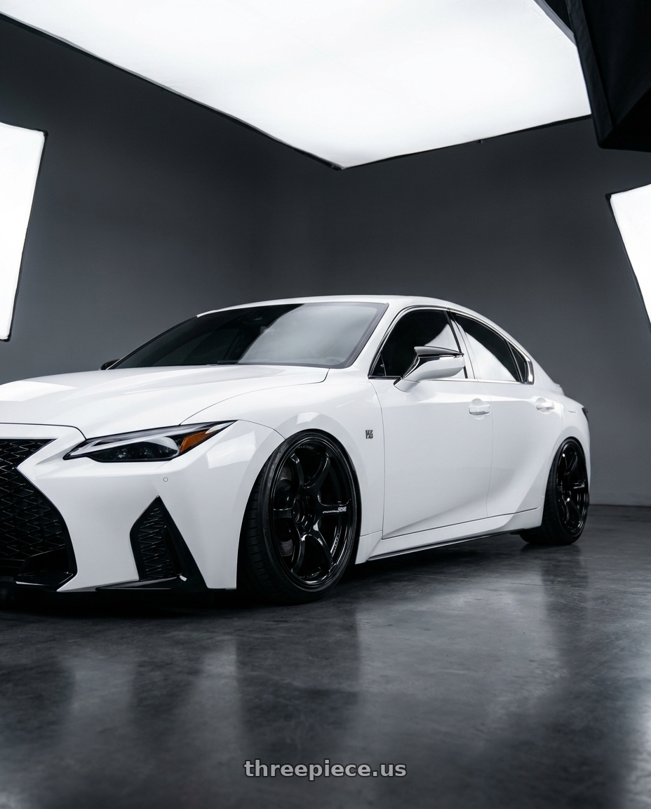 2024 Lexus IS 350 with Advan RGIII 5x114.3 19x10.5+15 Gloss Black wheels