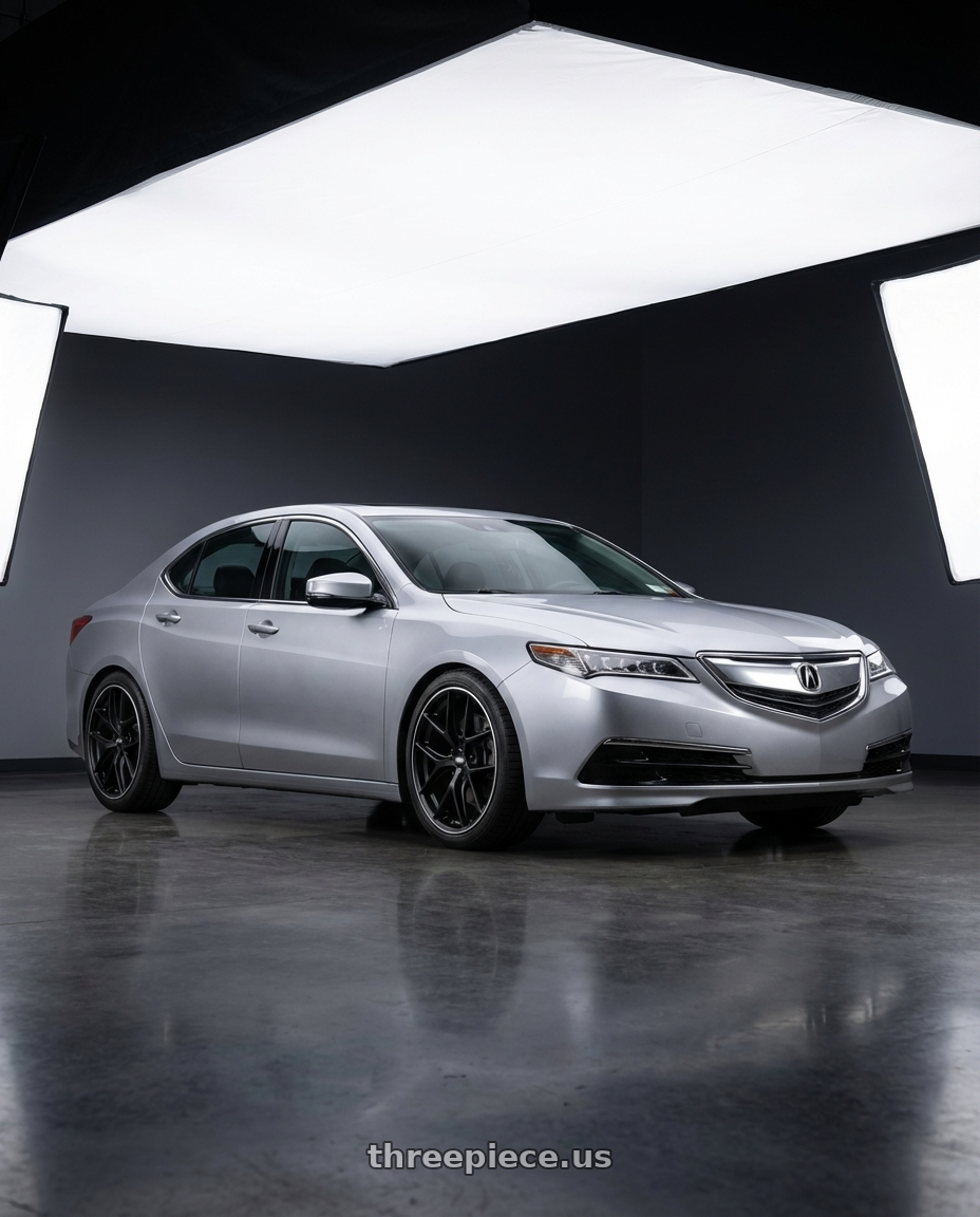 2019 Acura TLX with BBS CC-R 5x114.3 19x8.5+30 Satin Black wheels