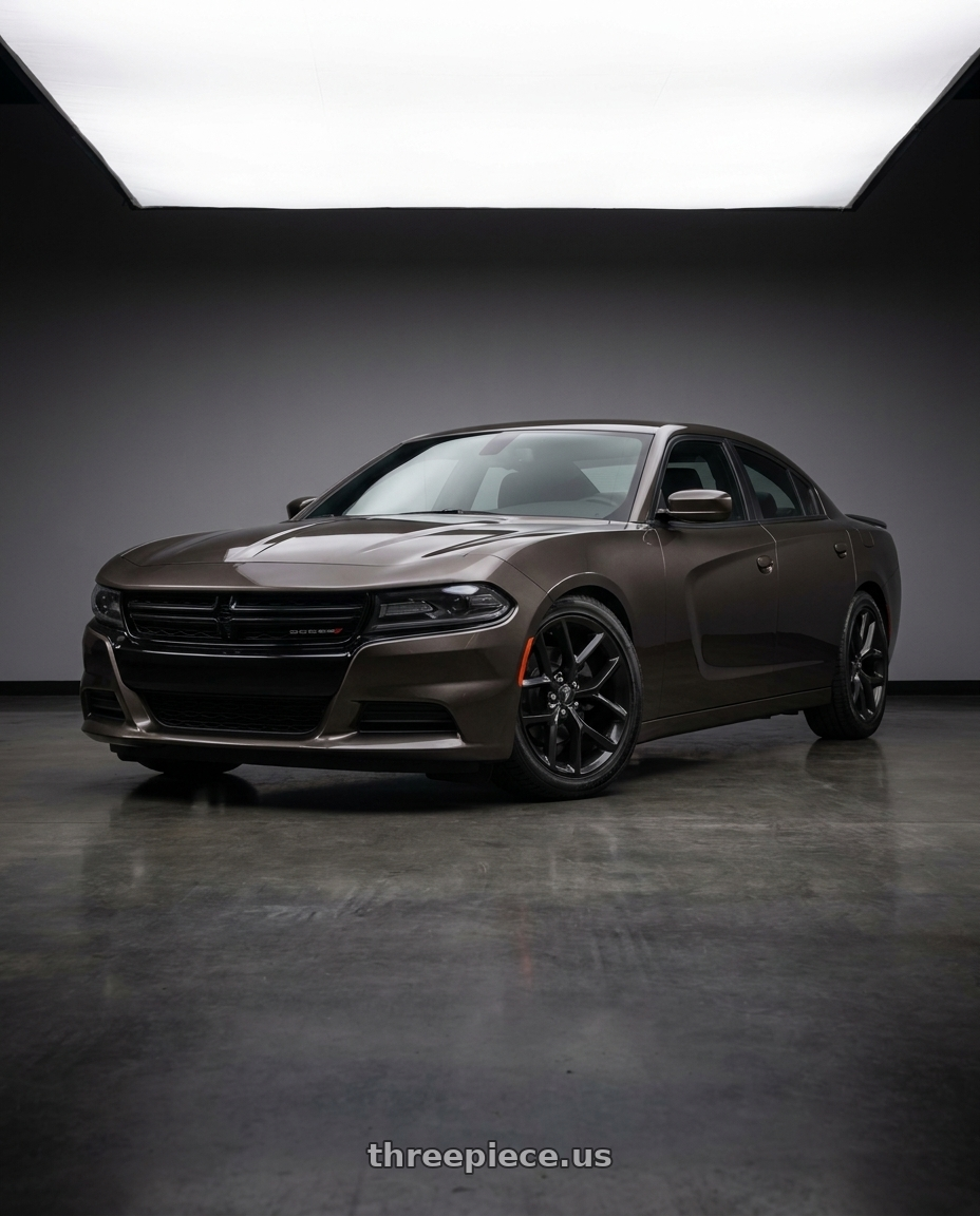 2021 Dodge Charger SXT with OE Wheels DG22 5x115 20x9.5+18 Satin Black wheels