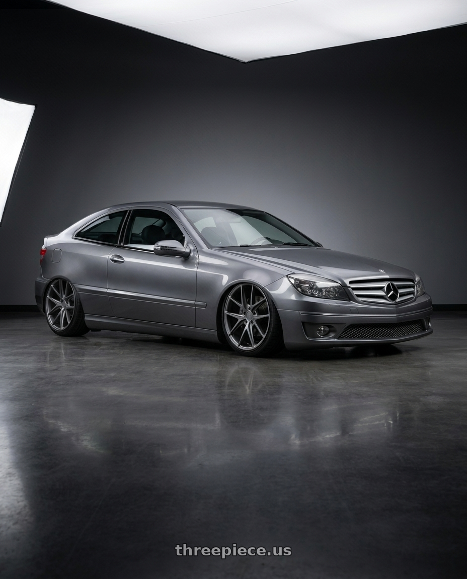 2009 Mercedes Benz Clc220 Cdi with Niche 1PC M116 MISANO 5X120 19X8.5 +35 MATTE GUN METAL wheels