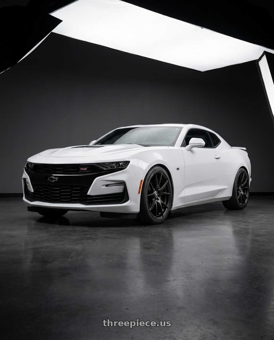 2022 Chevrolet Camaro with Forgestar CF5V 5x120 20x9 +38 Satin Black wheels