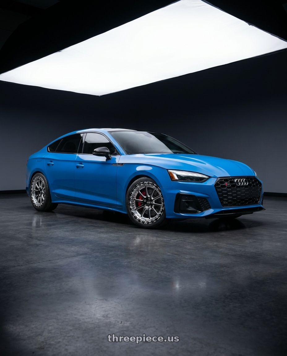 2021 Audi S5 with Belak Industries Series 4 - Single Beadlock Wheel 5x112mm 18x11 +20 wheels