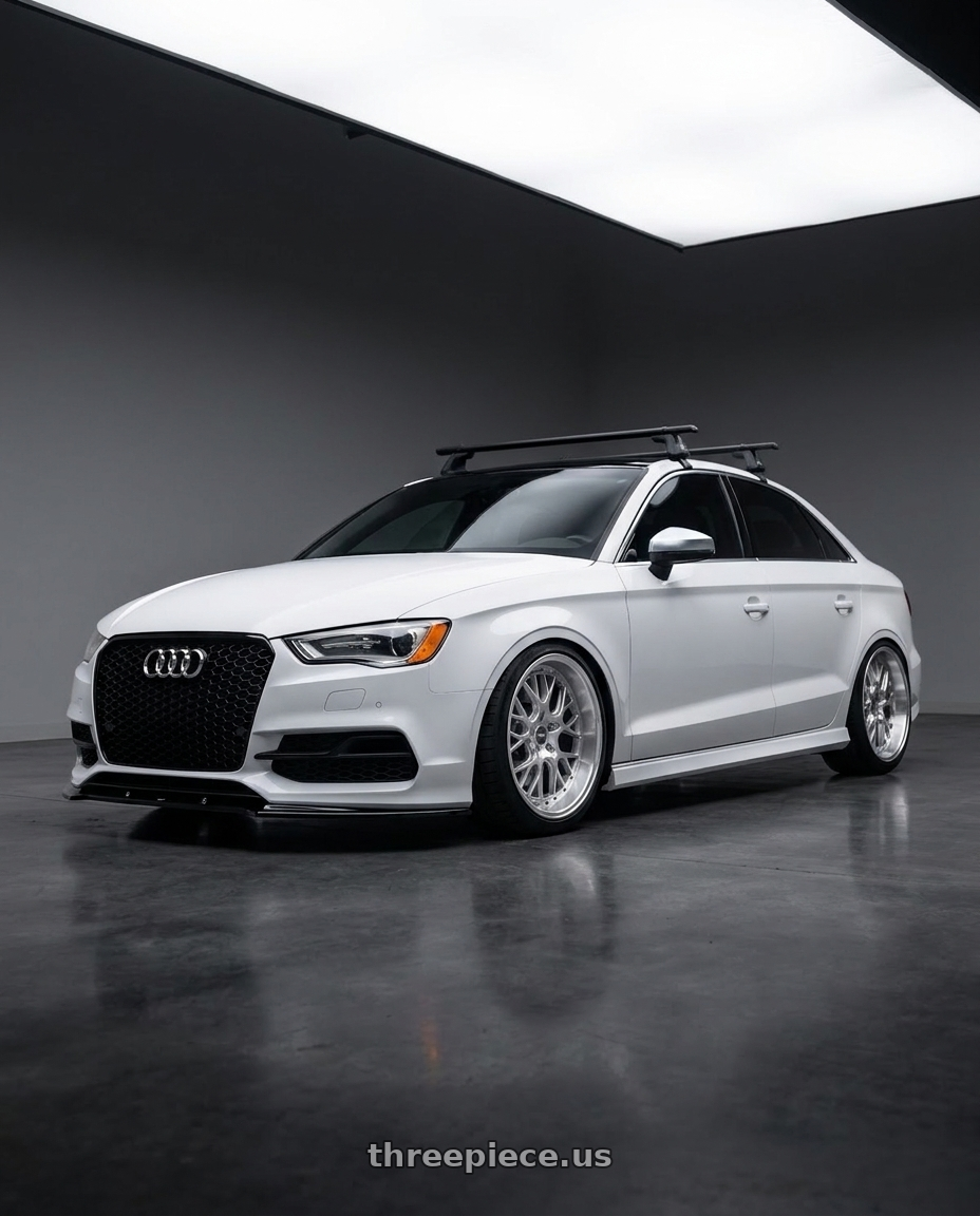 2016 audi s3 with ESR Wheels CS SERIES CS11 5x112 18x8.5 +35 Hyper Silver wheels