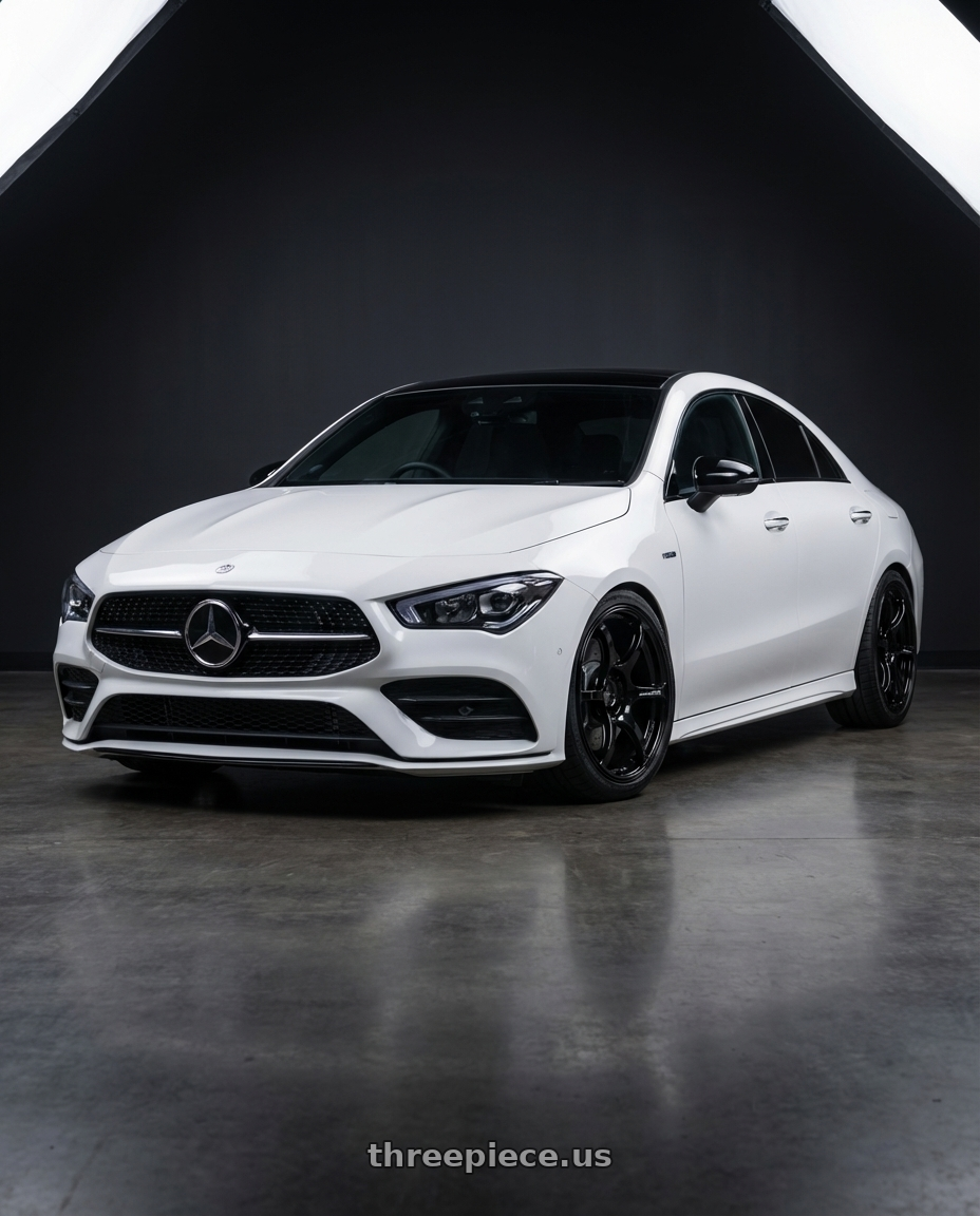 2023 Mercedes-Benz CLA C118 with Advan RGIII 5x112 19x8.5+45 Gloss Black wheels