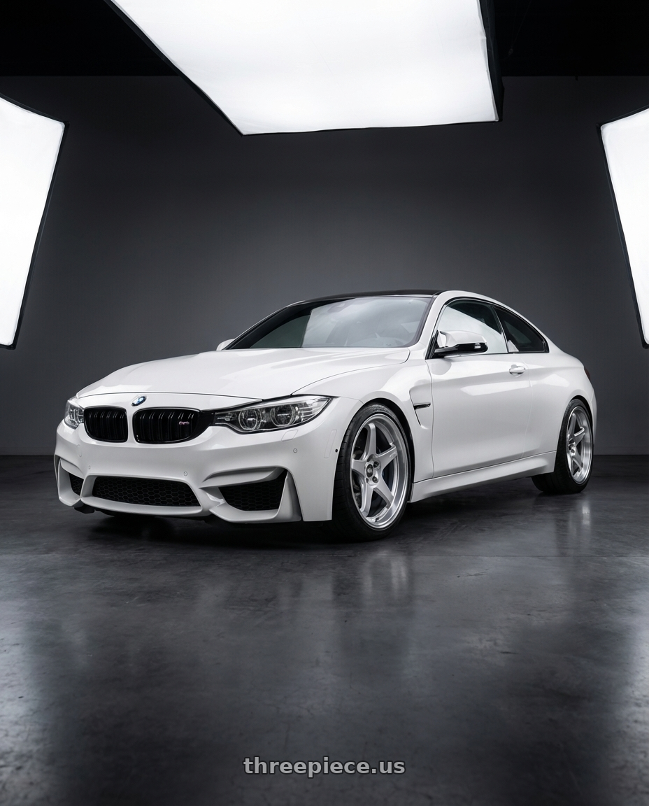 2018 BMW M4 F82 with ESR Wheels APEX SERIES AP5 5x120 19x9.5 +35 Hyper Silver wheels