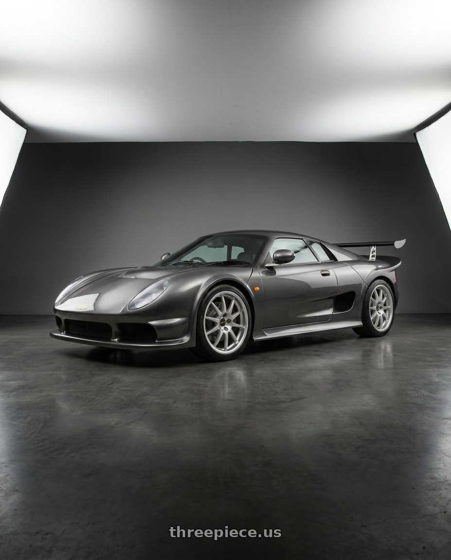 2006 Noble M400 with Advanti Racing 80S Hybris 5x114.3 18x8 +45 Silver with Machined Face wheels