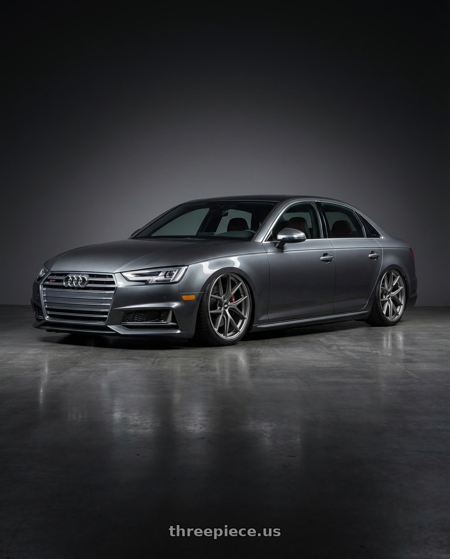 2015 Audi S4 B8.5 with BBS CI-R 5x112 19x10.5 +35 Platinum Rim Protector wheels