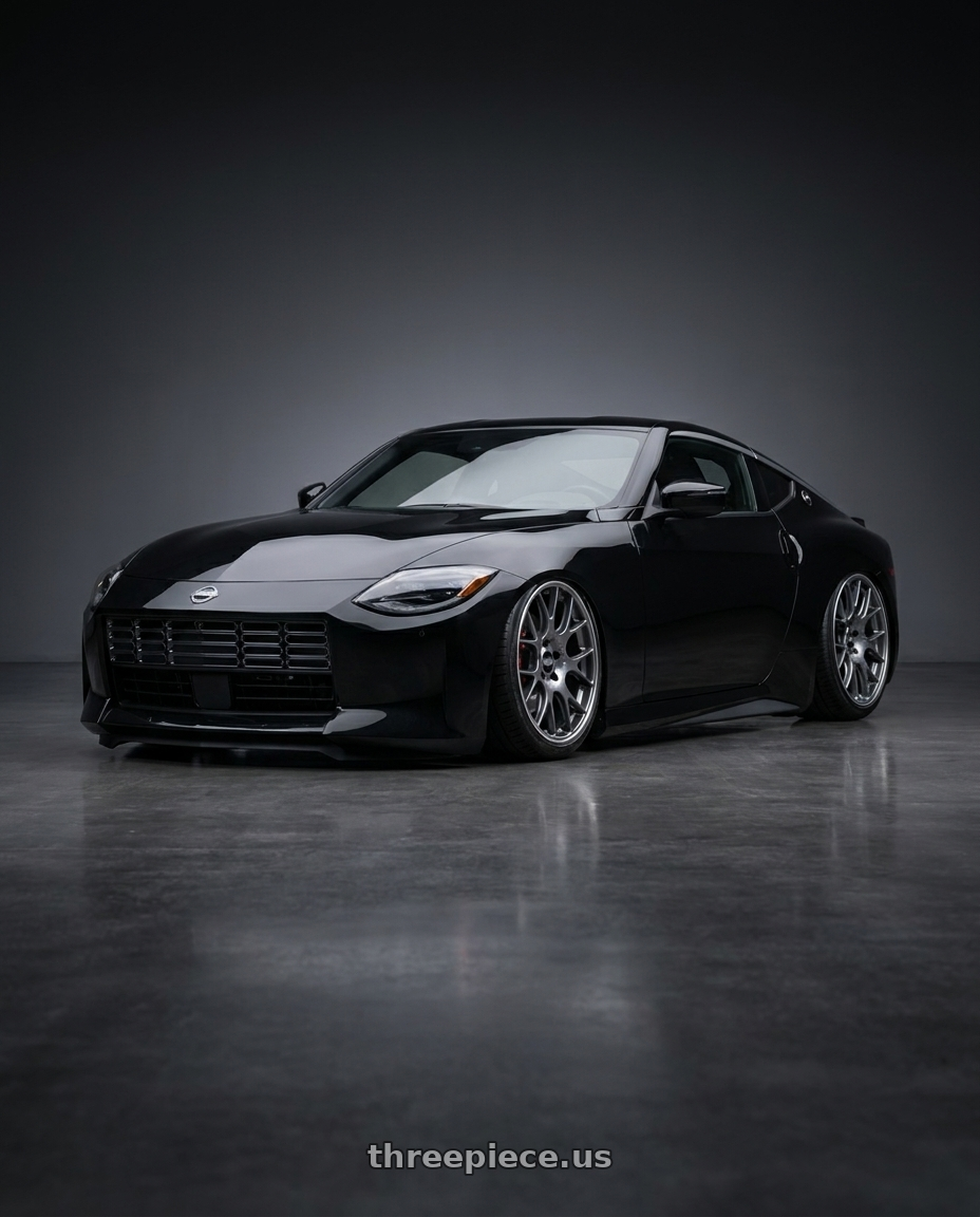 2025 Nissan Z with BBS CH-R 5x114.3 20x9.5 +40 Satin Titanium Polished Rim Protector wheels