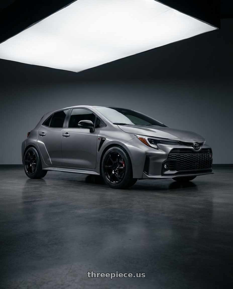 GR Corolla 2023 with Advan RGIII 5x114.3 18x9.0+25 Gloss Black wheels