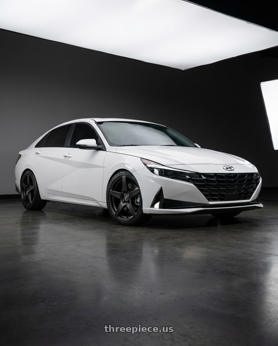 2024 Hyundai Elantra N with Forgestar CF5 5x114.3 19x9 +35 Satin Black wheels