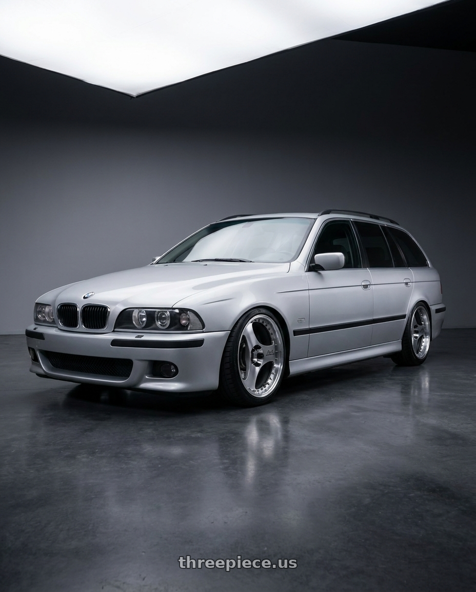 2000 e39 touring  with Advan Racing ONI2 PROGRESSIVE 5x112 20x9.5 +25 MACHINING & DIAMOND CUT wheels
