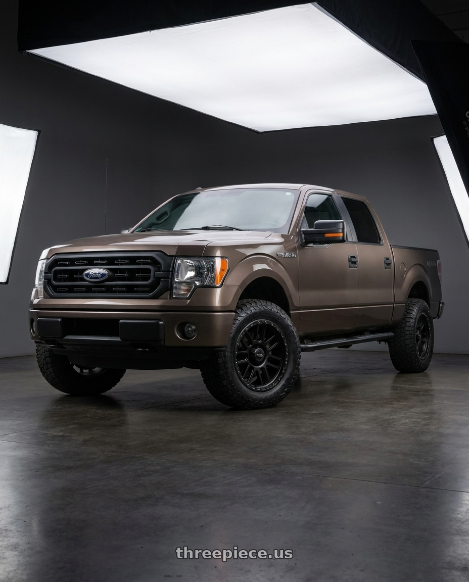 2013 Ford F-150 with Vision Off-Road 111 Nemesis 6x135 20x9+18 Matte Black wheels
