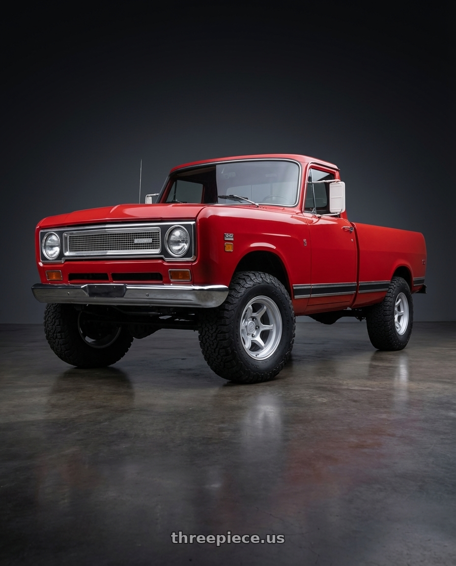 1971 international 1210 with Black Rhino SHOGUN 6X139.7 17X8.5 -10 HYPER SILVER wheels