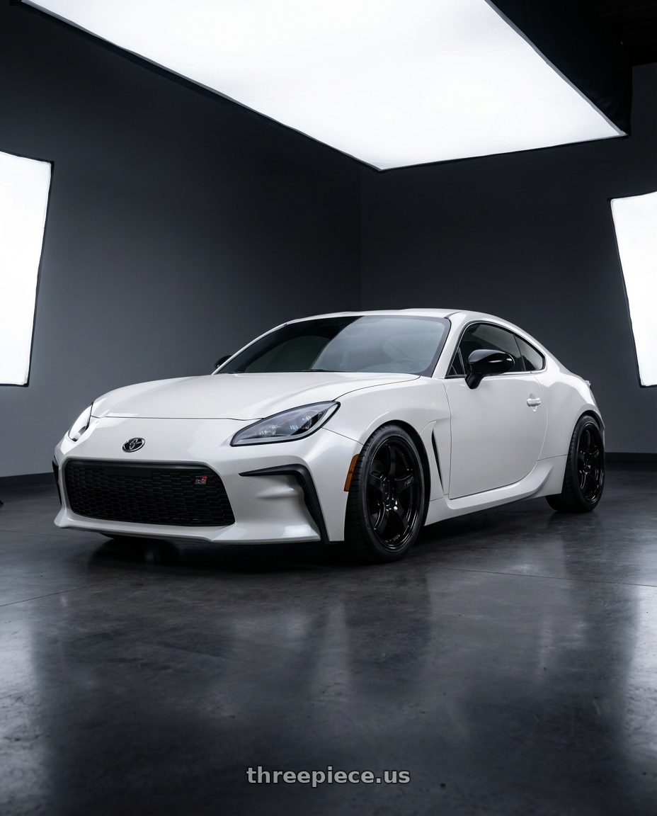 2016 Scion FR-S with Gram Lights 57CR 5x100 17x9+38 Glossy Black wheels