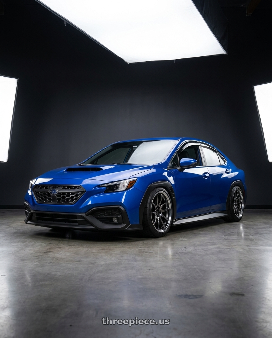 2023 subaru wrx with Work Emotion CR2P wheels