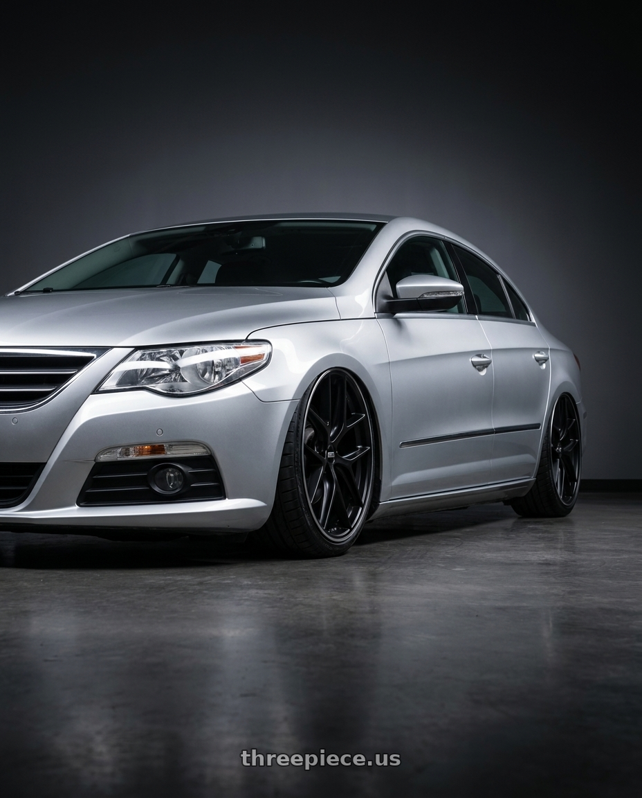 2015 Volkswagen CC with BBS CC-R 5x112 19x8.5+44 Satin Black wheels