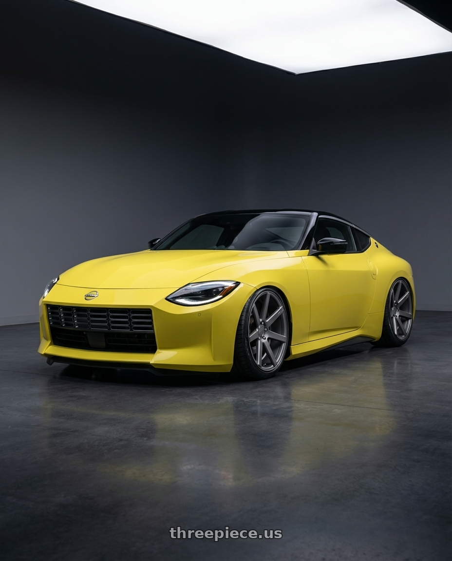 2024 Nissan Z with Niche 1PC M149 VERONA 5X114.3 19X8.5 +35 MATTE GUN METAL wheels