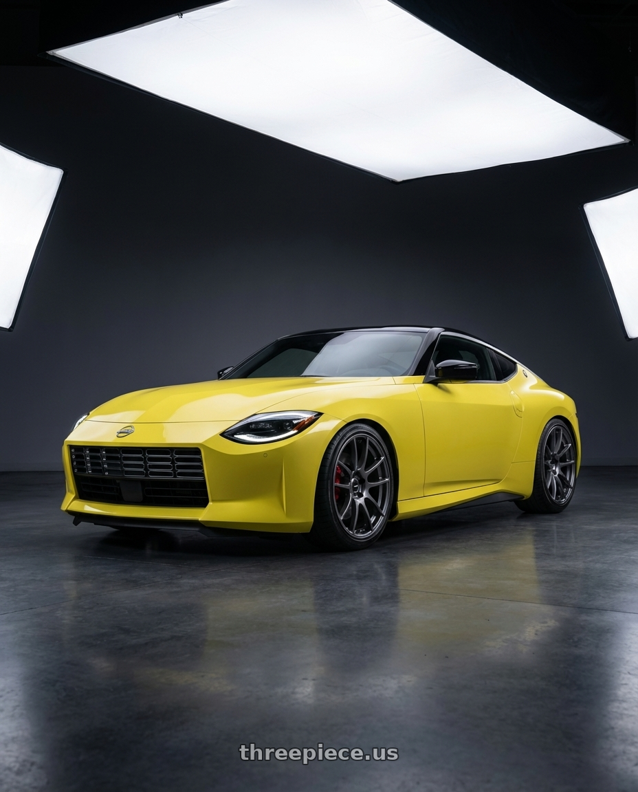 2024 Nissan Z with Ssr Gtv04 5x114.3 19×8.5x8.5+45  METALLIC GRAY wheels