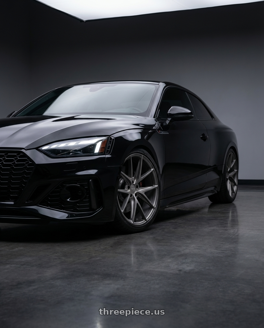 2022 Audi RS5 with Niche 1PC M116 MISANO 5X112 20X10 +40 MATTE GUN METAL wheels