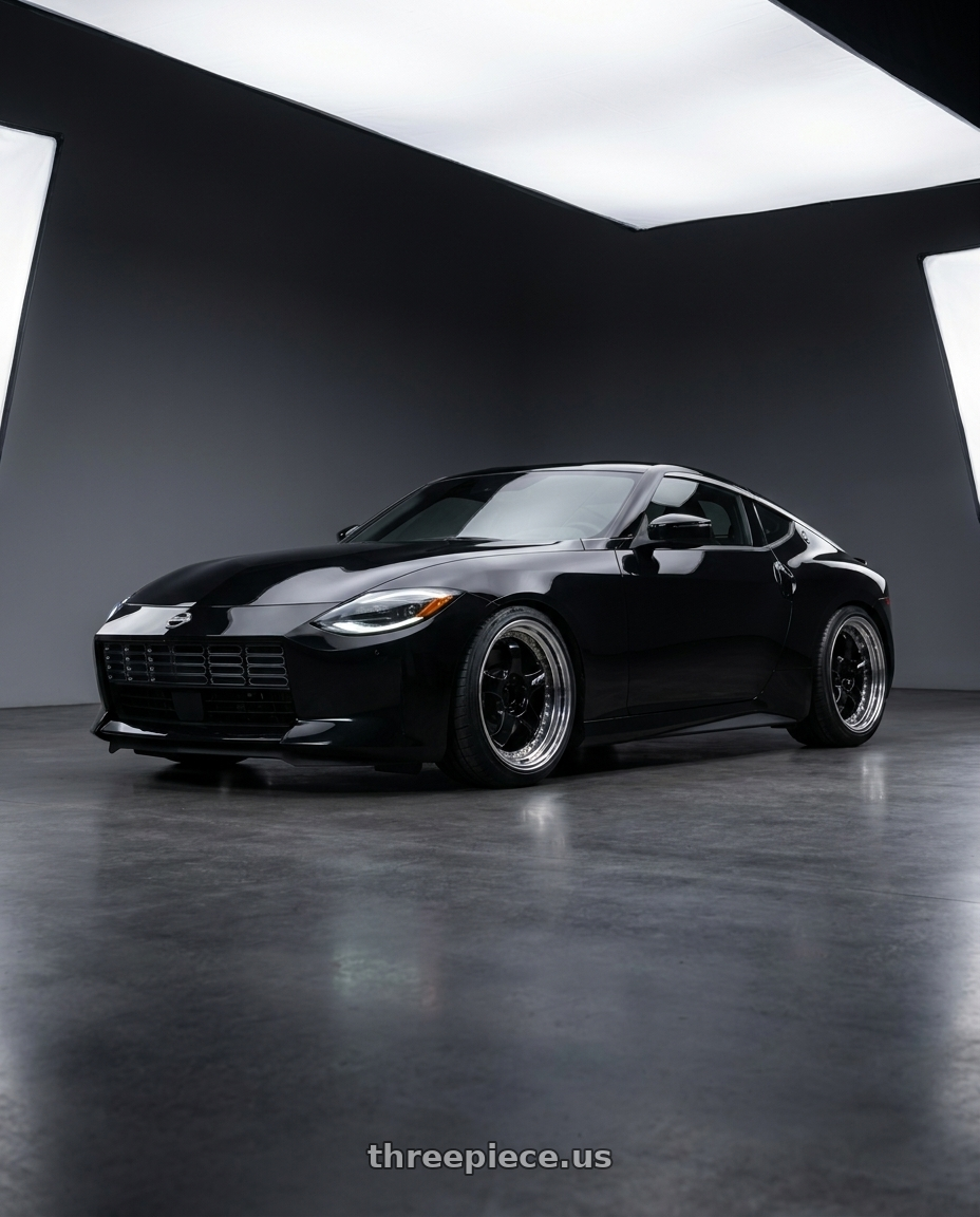 Nissan Z Performance 2024 with Work Meister S1 3P 5x114.3 19x10.5+17 T Disk Black wheels