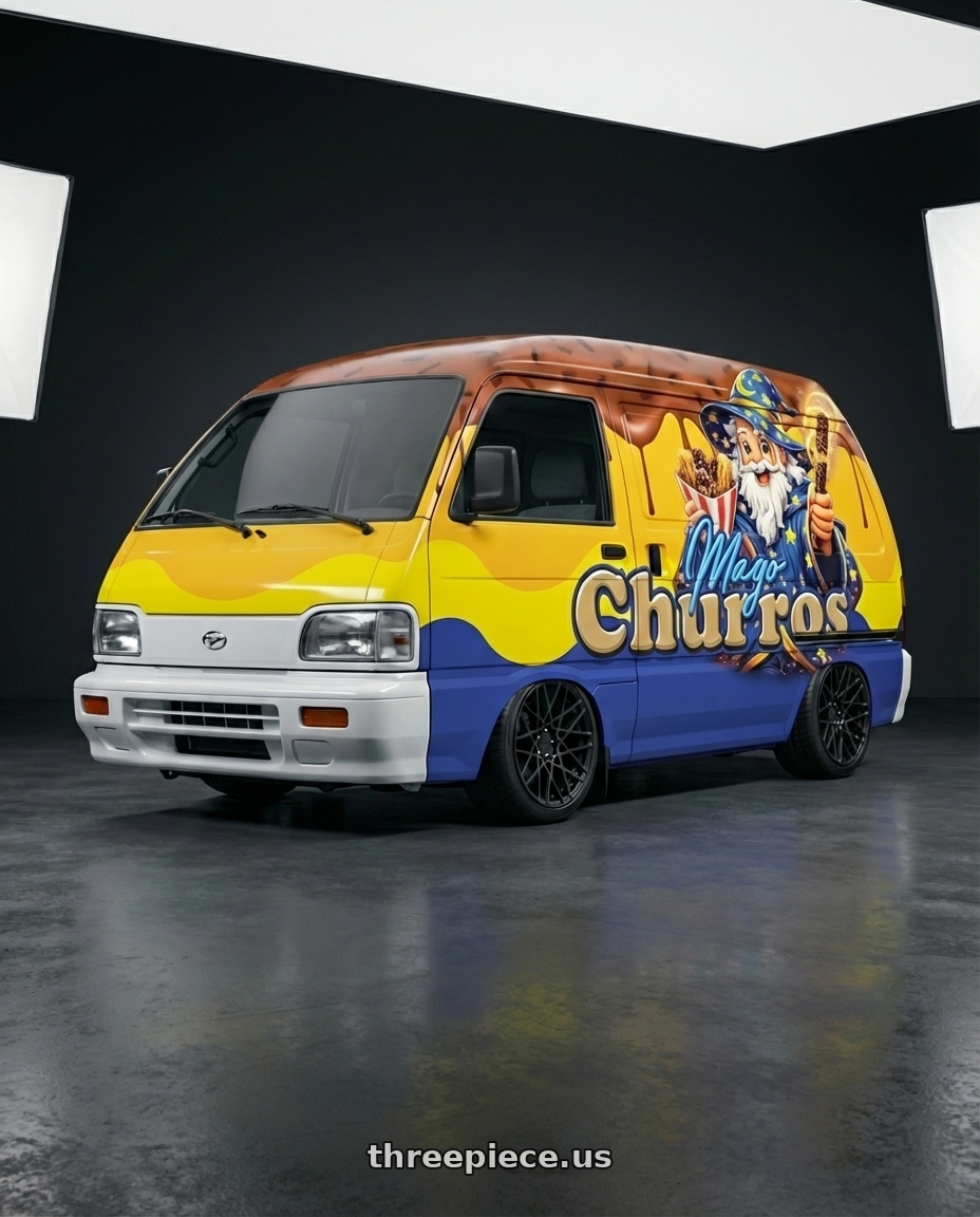 asia towner cargo 1997  with TSW NURBURGRING 5X114.3 17X7.5 +45 MATTE GUNMETAL wheels