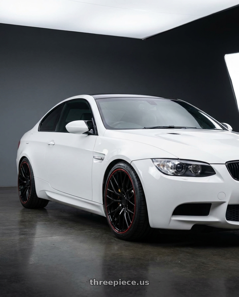 2011 BMW M3 with OE Wheels CV08B 5x120.65 19x10+79 Black wheels