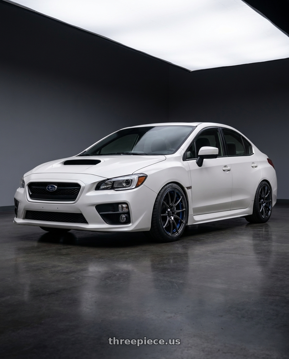2015 Subaru WRX with WedsSport SA-10R 5x114.3 18x9.5+38 R wheels