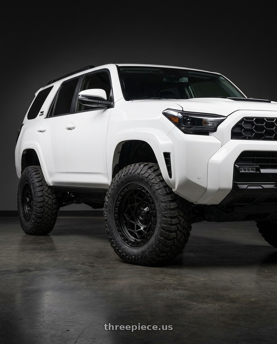 2022 Toyota 4Runner with Fuel 1PC D120 UNIT BEADLOCK 6X139.7 17X9 -15 BLACKOUT wheels
