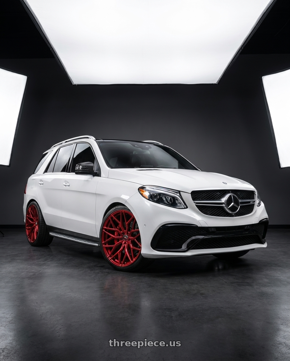 2018 mercedes amg Gle 63s with Worx 818RM 8X180 20x12 -44 A261171 wheels