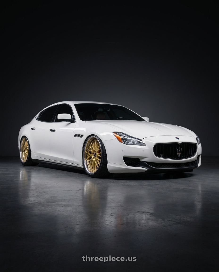 2014 maserati quattroporte gts  with Work Vs-Xx 5x114.3 20x11+43 T Disk Gold wheels