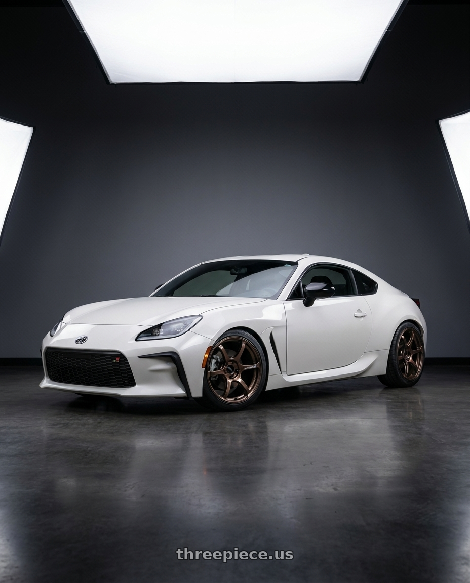 2026 Toyota gr86 with Advan Racing RG-4 5x100 18x8.5 +44 RACING COPPER BRONZE wheels